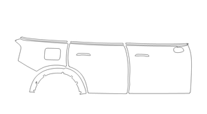 Right Side Fender PPF Kit | MINI COUNTRYMAN 2025