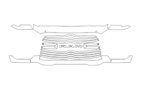Grille Kit | RAM 3500 LARAMIE 2023