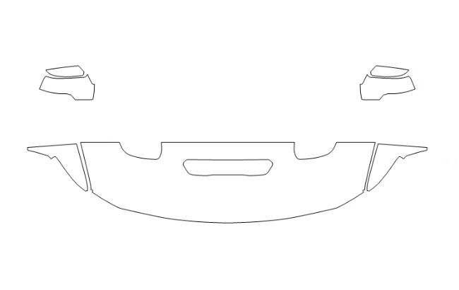 Partial Hood Fender and Mirror PPF Kit | RAM 1500 RHO 2025