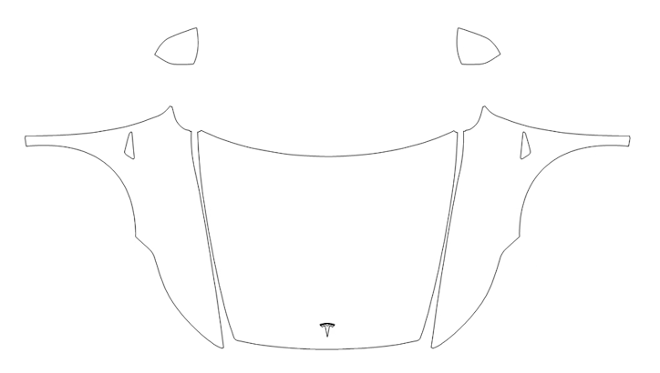 Full Hood Fender and Mirror PPF Kit | TESLA MODEL Y 2026