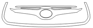 Grille Kit | TOYOTA HIGHLANDER 2021