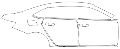 Right Side PPF Kit | VOLKSWAGEN JETTA 2022