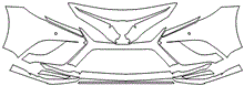 Load image into Gallery viewer, Bumper and Grille Kit | TOYOTA CAMRY TRD 2024