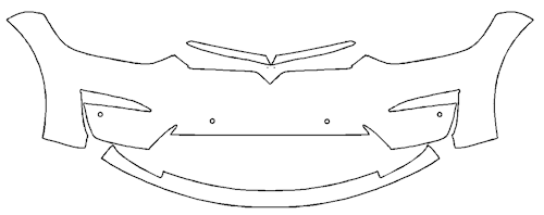 Front Bumper Kit | TESLA MODEL X 2022