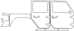 Right Side Kit - 4 DOOR - Weather Strip Inconsistent | JEEP WRANGLER 4XE HIGH ALTITUDE 2022