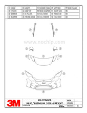 Load image into Gallery viewer, KIA STINGER 2018 2019 3M Paint Protection Film Pro Series Kit