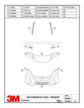 Load image into Gallery viewer, KIA STINGER GT 2018 2019 3M Paint Protection Film Pro Series Kit