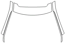 Cab Top & A-Pillar Kit | LEXUS RXL 350 2019