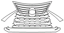 Grille Kit | LEXUS RX 350 BASE 2018