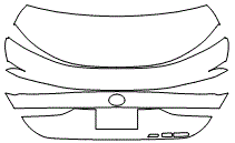 Trunk Lid Kit | LEXUS ES 250 - 350 F SPORT 2022