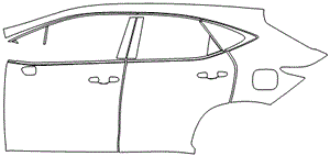Left Side Kit | LEXUS NX 250 - 350 - 350h - 450h+ 2022