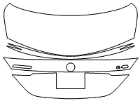 Trunk Lid Kit | MERCEDES BENZ C-CLASS AMG C43 SEDAN 2021