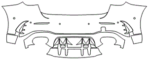 Rear Bumper Kit | MERCEDES BENZ A-CLASS AMG A 35 2020