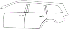 Load image into Gallery viewer, Left Side Kit | MERCEDES BENZ GLS SUV 550 2017