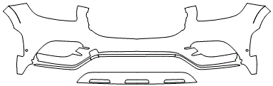 Bumper Kit | MERCEDES BENZ GLS SUV 450 AMG LINE 2020