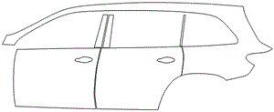 Left Side Kit | MERCEDES BENZ GLS SUV 450 BASE 2020