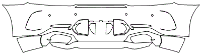 Rear Bumper Kit | MERCEDES BENZ AMG GT COUPE GT C 2021