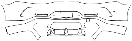 Rear Bumper Kit | MERCEDES BENZ AMG GT 4 DOOR COUPE AMG GT 63 S 2021