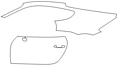 Left Side Kit| PORSCHE 718 CAYMAN GT4 2022