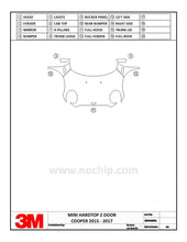 Load image into Gallery viewer, HARDTOP COOPER 2015 2016 2017 3M Scotchgard PPF Pro Series Kits